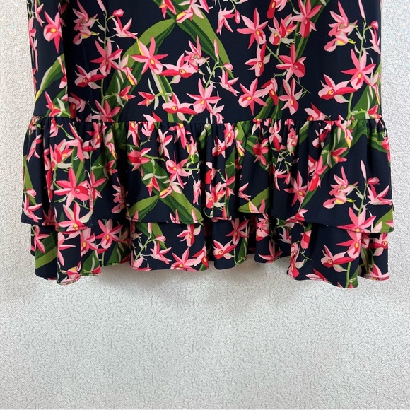 Tommy Hilfiger pullover sleeveless summer floral botanical print dress - Picture 3 of 12